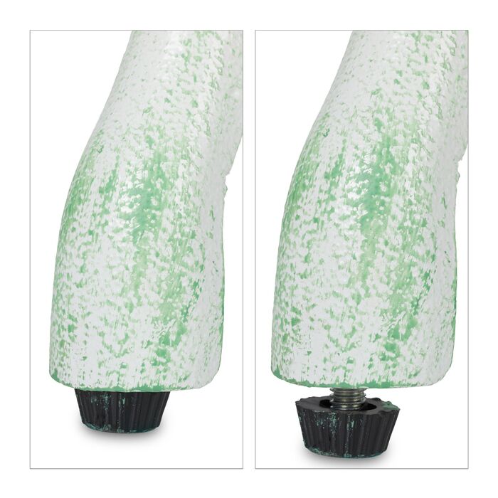 Relaxdays Садовий лавки Роза біло-зелений