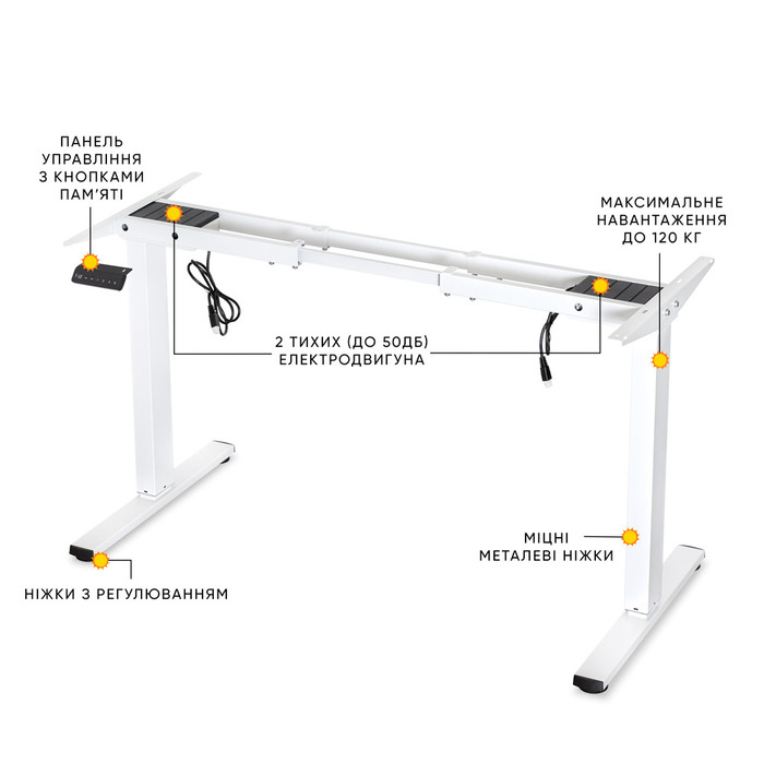 Каркас Mealux Powerframe Duo White (арт. BS-20 White)