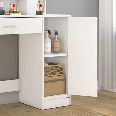 Туалетний столик Jocelyn White 140х90х40см LED