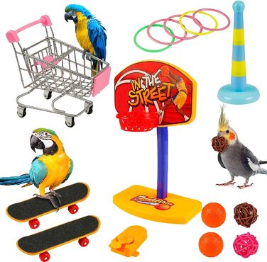 Іграшки для папуг XiYee різнокольорові