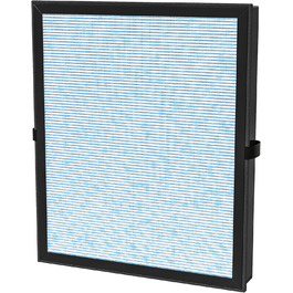 Очищувач повітря CONOPU для алергіків Фільтр HEPA H13, CADR 230 м/год, до 100 , очищувач повітря Моніторинг якості повітря в реальному часі, плоский автоматичний режим повітряного фільтра, функція енергозбереження в кімнаті для куріння (синій)