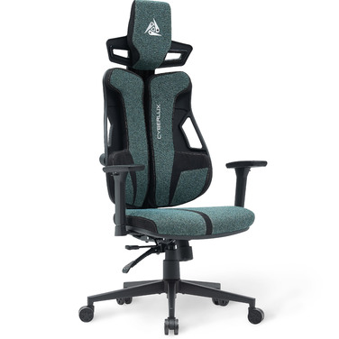 Геймерське крісло Cyberlux V8 Fabric Green (арт. GM-V8 FZ)