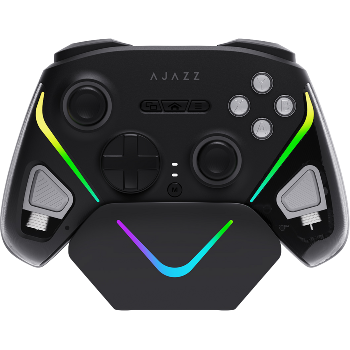 Бездротовий геймпад з док-станцією Ajazz GP100 Set Black (GP100S-B)