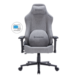 Крісло ігрове GamePro FGC750DG Fabric Dark Gray