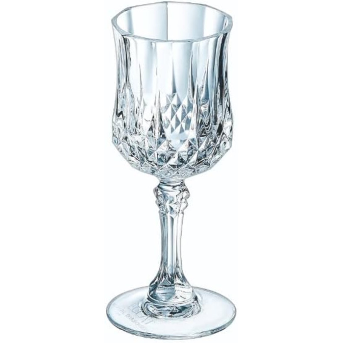 Келихи для коньяку Cristal d'Arques Paris Longchamp, 320 мл, 6 шт., Kwarx, міцне пакування, прозорі