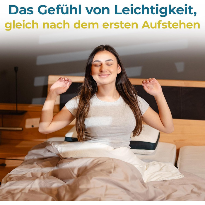 Ортопедична подушка [The Flow Pillow] з Memory Foam для шиї та спини. 2-в-1, для сну на боці та на спині. Зручна підтримка шиї, індивідуальний комфорт