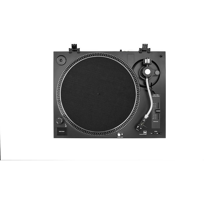 DJ-програвач Dual DTJ 301.1 USB, 33/45 об/хв, пітч-контроль, магнітна голівка, підсвітка голки, чорний