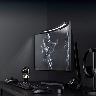 LED-лампа для монітора Meichoon з вигнутим екраном, 3 режими, регулювання яскравості, сенсорне керування, захист очей, LE13 A