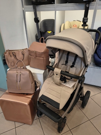 Дитячий прогулянковий візок Carrello Bravo SL Deluxe CRL-5520, колір Shale Beige