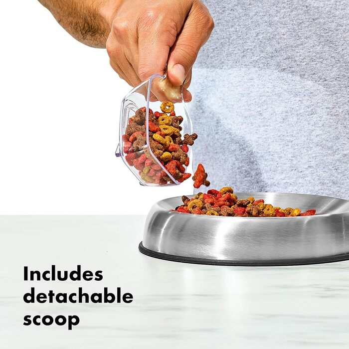 Контейнер OXO Good Grips Pet POP 4.2 л з лопаткою | Для корму собак та котів | Герметичний, BPA-free