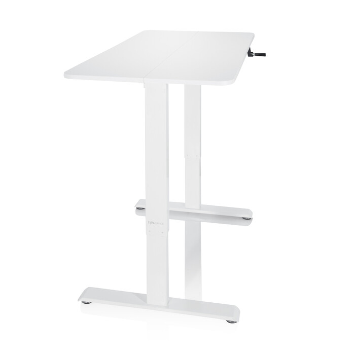 Робочий стіл STAND CR 120 x 60 з ручним регулюванням висоти, білий, hjh OFFICE