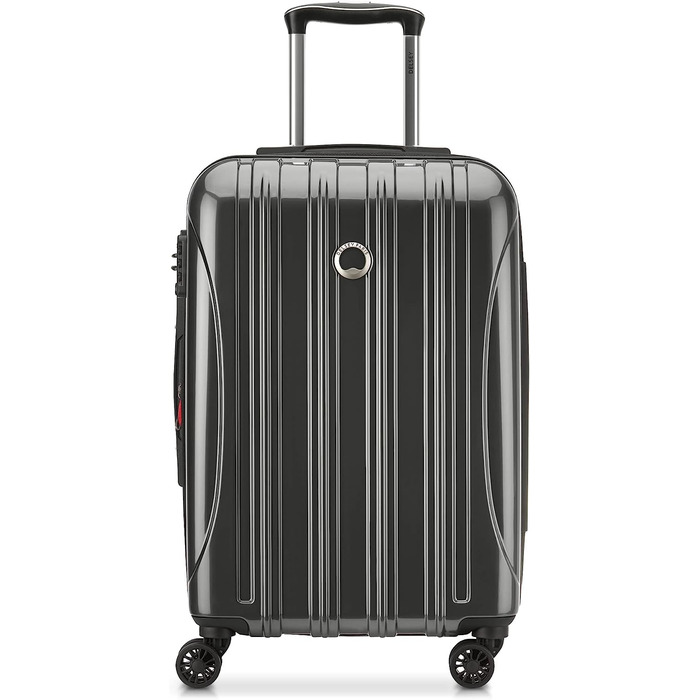 Жорсткий багаж DELSEY Paris Helium Aero з обертовими колесами, (рожевий) - 400764909 (титан, комплект з 3 деталей (21/25/29))