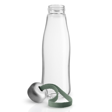 Пляшка скляна 0,5 л, прозора/світло-зелена Eva Solo