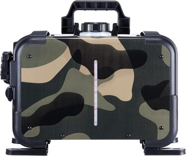 VEVOR 8 кВт дизельна піч опалення 12/24 В з Bluetooth, пультом дистанційного керування та CO-датчиком, швидко нагрівається, портативна, горизонтальна, маскувальна