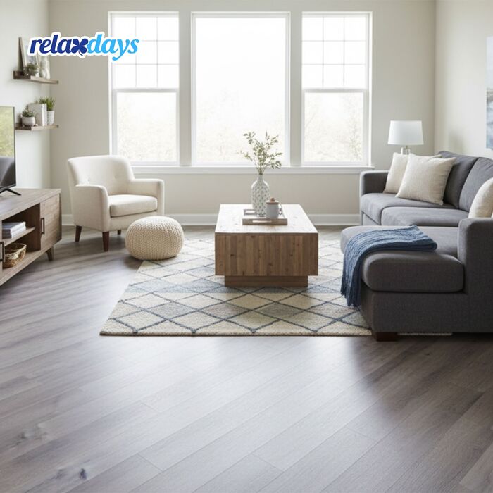 Вініловий підлоговий декор Relaxdays з самоклеючою основою та дизайном під дерево