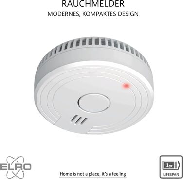 Датчик диму ELRO FS1801 (10 шт.) - Відповідає стандарту EN14604