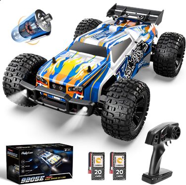 Радіокерований позашляховик DEERC 9205E 1:10 4WD, 48 км/год, 2 акумулятори - іграшка для дітей та дорослих