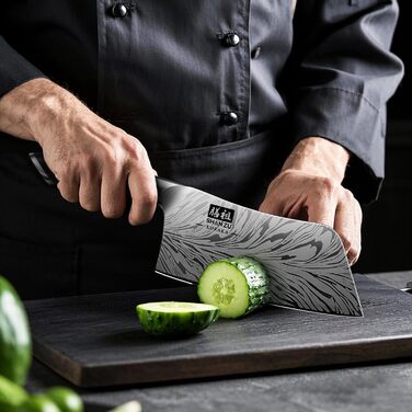 Японський кухонний ніж SHAN ZU з порошкової сталі, професійний шеф-ніж, 18 см