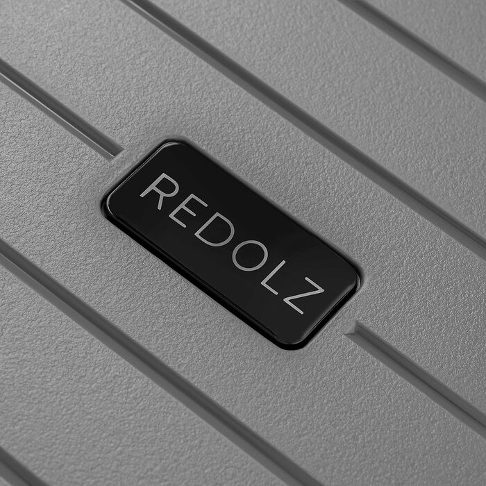 Кейс для реєстрації REDOLZ Hard Shell Великий візок XL 50 x 30 x 75 см виготовлений з високоякісного, легкого поліпропіленового матеріалу 4 подвійні колеса та замок TSA для жінок і чоловіків (Essentials 05) (Набір футлярів (3 шт. и), камінь)