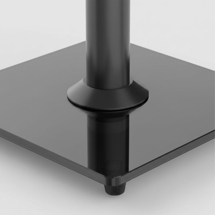 Підставка для динаміків Relaxdays, скло, 72-95 см