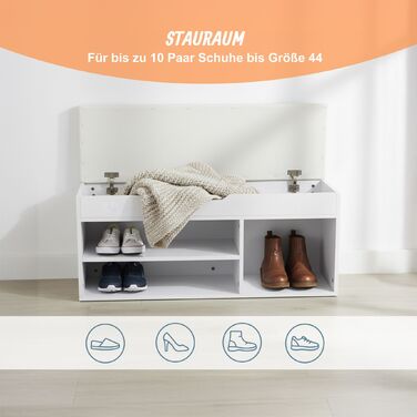 Сховище для взуття Relaxdays з місцем для зберігання