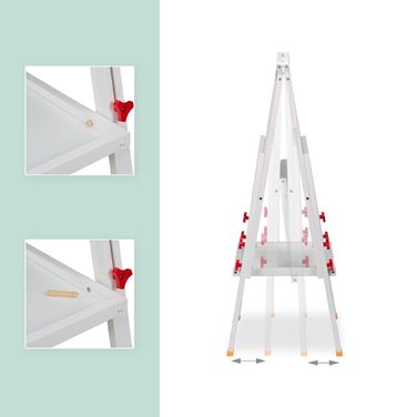 Дитячий столик Relaxdays з дощечкою для малювання