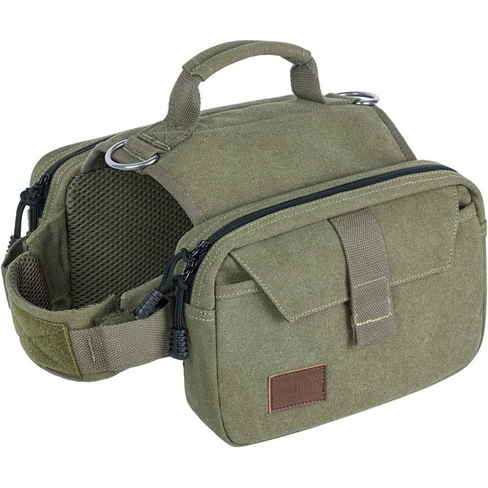 Рюкзак для собак OneTigris Hoppy Camper 2,0, рюкзак для кемпінгу, пішого туризму, рюкзак для собак розміром м / л (l, зелений рейнджер), рюкзак для собак l зелений рейнджер