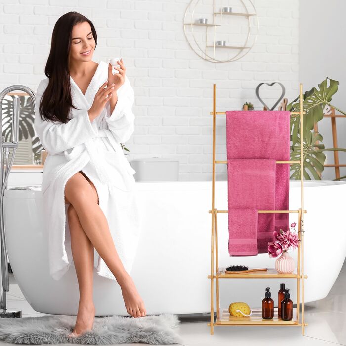 Полотенцесушильник Relaxdays з 2 полицями