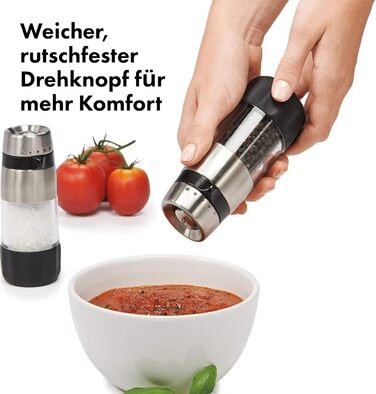 Контейнер для зберігання їжі OXO Good Grips з нержавіючої сталі, 18/8, Salt and Pepper