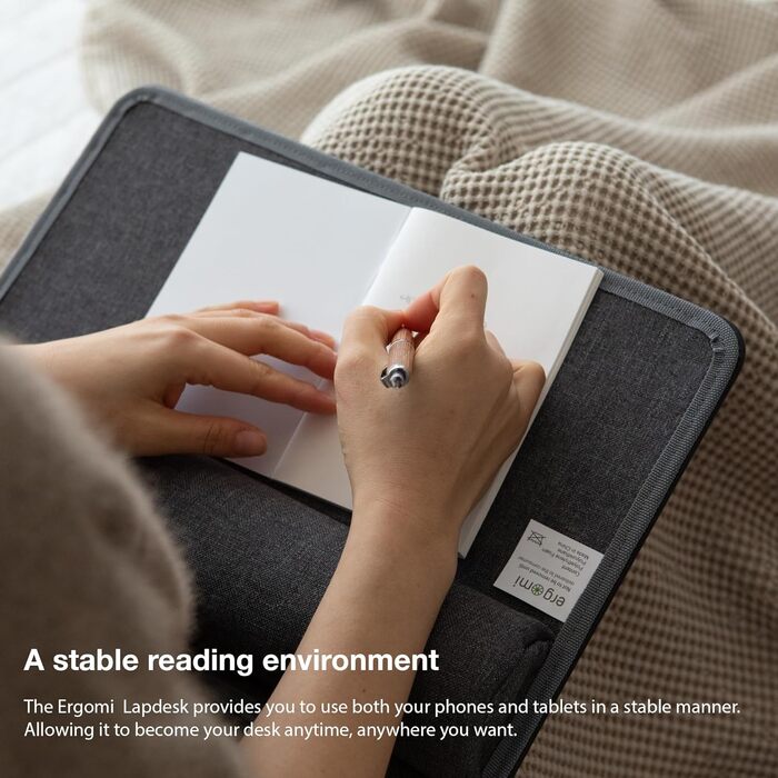 Підставка для ноутбука на коліна, подушка-стільниця для дому, офісу, ліжка/дивану/софи, для ноутбуків до 17 дюймів, планшетів, 30.5 x 57 x 4.5 см, (Mittel – PU)