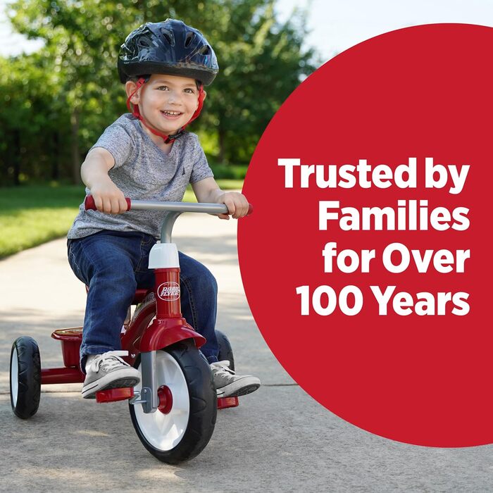 Триколісний велосипед Radio Flyer для малюків 2,5-5 років - ідеальний для прогулянок на вулиці