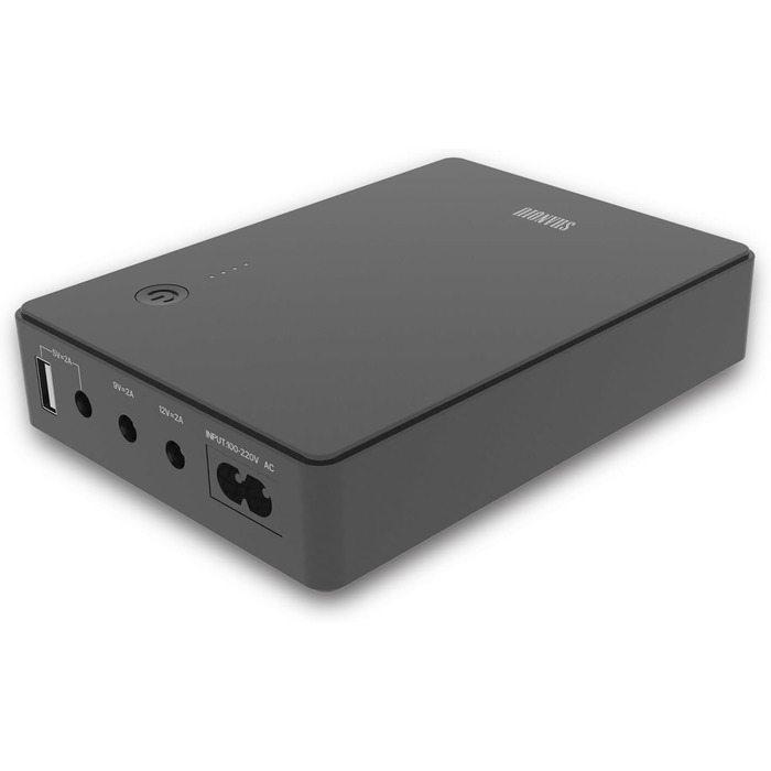 ДБЖ Shanqiu Mini UPS для маршрутизатора, модему, камери з USB/DC 5В 9В 12В 2А (37Втгод)