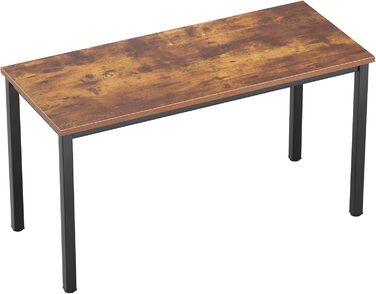 Комп'ютерний стіл SogesHome 120x60 см, дуб та чорний, для дому та офісу