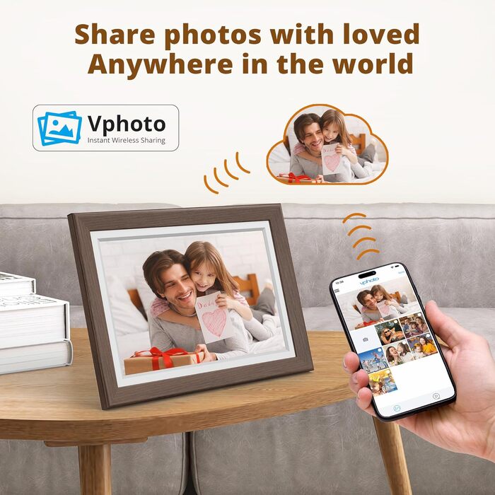 Цифровий фоторамка Dragon Touch Frameo 15.6