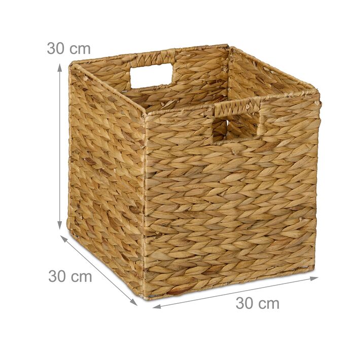 Набір кошиків для зберігання Relaxdays з ротангу
