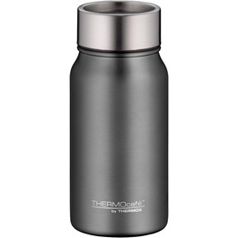 Термокружка THERMOcafé by THERMOS TC 0.35л, Stone Grey Mat, нержавіюча сталь, ізоляція, для кави з собою, не протікає, 8 год гаряча & 16 год холодна, для миття в посудомийній машині, BPA-Free