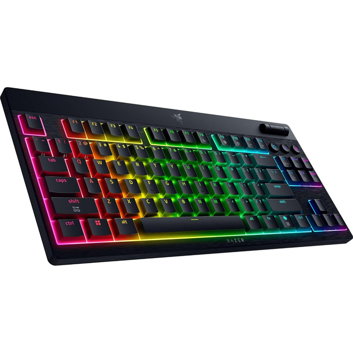 Механічна ігрова клавіатура Razer BlackWidow V4 TKL з Green Switch (QWERTZ DE, RGB Chroma, 6 макро-клавіші)