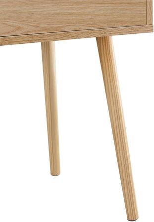 Приліжкові тумбочки Yaheetech (2 шт) з ящиком, світло-коричневий дуб