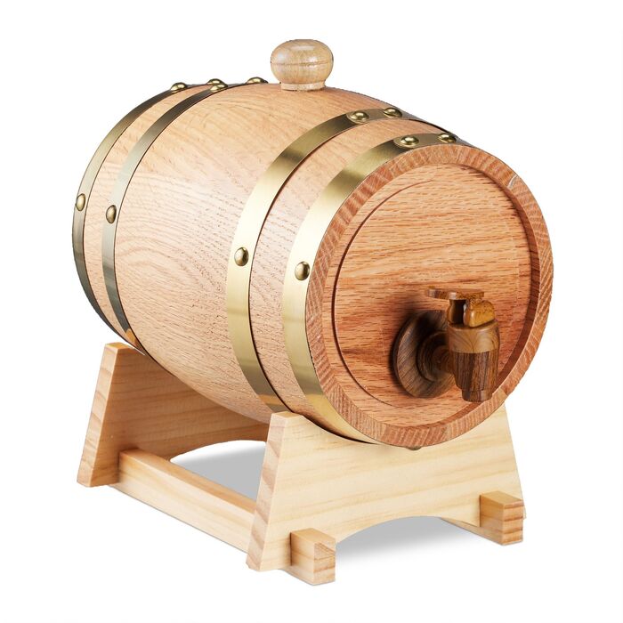 Діжка для настоянок Relaxdays з дуба