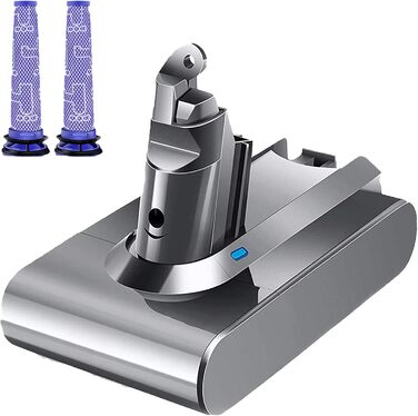 ОновленаЗмінна батарея 4600 мАг для фільтра Dyson V62, сумісна з DC62, DC58, DC59, DC61, DC72, DC74, 2024