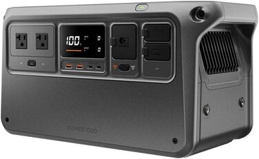 Портативна електростанція DJI Power 1000, 1024Wh, 2600W, LiFePO4 акумулятор, для кемпінгу/дому/RV, швидка зарядка