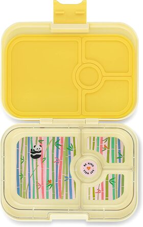 Ланч-бокс Yumbox 4 відділення для дітей жовтий