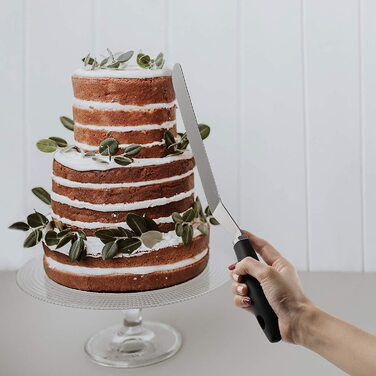 Набір кутових піддонів для випічки з нержавіючої сталі-3 кутових піддону з 1 прямий лопаткою, ніж для торта, ніж для торта, ніж для глазурі, до