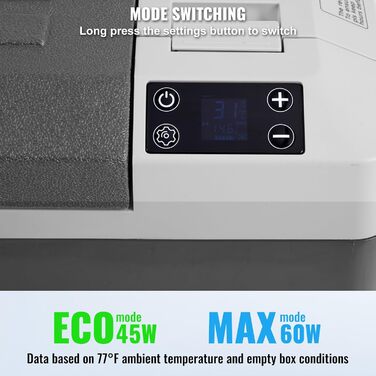 Автохолодильник VEVOR 25л портативний, 12V компресорний -20°C до +20°C для авто, кемпінгу, подорожей