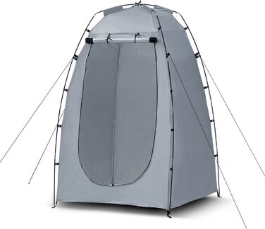CLIPOP Намет Pop-Up, водонепроникний, легкий, одношаровий, для весняного кемпінгу, простий у встановленні – для пляжу, походів, фестивалів, відпочинку на природі (Сірий)