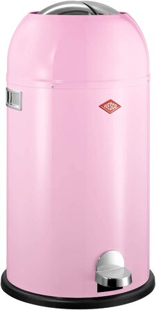 Збирач відходів Wesco 184 631 Kickmaster 33-літровий рожевий, 37, 5 x 37,5 x 69 см рожевий