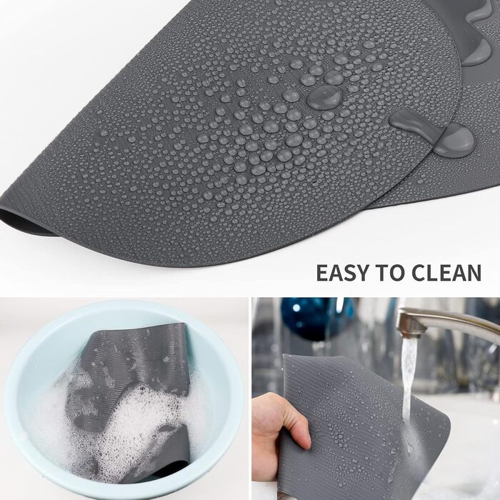 Силиконові серветки на стіл, овальні серветки для обіднього столу, набір 4 шт., неслизькі, водонепроникні, термостійкі, килимки для тераси (вишнево-червоний, овальні)