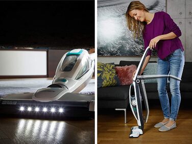 Акумуляторний пилосос Leifheit Regulus PowerVac 2in1, бездротовий до 40 хв, без мішка, з ручним пилососом, акумулятор 20В