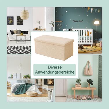 Лавка Relaxdays з м'якої тканини вельвет