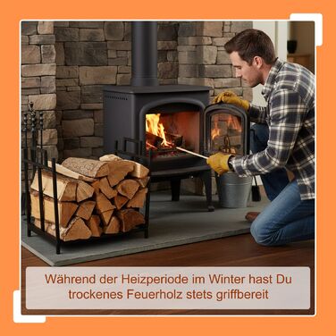 Підставка для дров Relaxdays складна металева